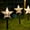White, variant on SHIMELE LED Star Shape Garden Lights Decorative Outdoor Pathway Lights Energy Saving for Lawn and Patio 5PC Battery Powered Adjustable Modes