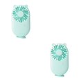 thumbnail image 1 of Guardoinrt Portable Mini Fan Handheld Personal USB Table Pocket Rechargeable Fans Green Bear 2Set, 1 of 6