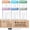 4 Oz & 8 Oz - Multicolor, variant on 6 Pack Glass Baby Food Storage Containers - 4 & 8 oz Baby Food Jars with Lids Baby Food Maker Microwave Dishwasher Freezer Safe 100% Leak Proof BPA Free Reusable