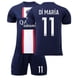 thumbnail image 1 of 2223 Paris Saint-Germain Messi Jersey Home No. 10 Neymar Mbappé No. 7 PSG Camiseta de fútbol para niños11 sin calcetines, 1 of 1