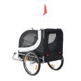 thumbnail image 3 of YYAO Foldable Bicycle Pet Trailer, Dog and Cat Travel Bike Rack, Black, 3 of 8