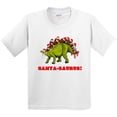 thumbnail image 3 of Inktastic Santa-saurus Christmas Dinosaur Youth T-Shirt, 3 of 5