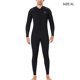thumbnail image 2 of Trajes de buceo con trajes de buceo Mangas largas Pantalones largos Pareja Mantenga la cálida piel de buceo Taje de surf para snorkel natación en agua fría Negro XL 1.5mm Advancent OD003628-04, 2 of 5