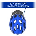 thumbnail image 5 of Zefal Axis Mountain Bike Adult Blue Helmet (Ages 14+, Unisex, Visor), 5 of 7
