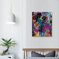 thumbnail image 4 of TIAOTIAOHOU African American Canvas Wall Art, The Canvas Print Artwork for Lover, Modern Colorful Graffiti Canvas Painting for Valentine's Day Gift, Framed Art Home Wall Decor, 4 of 5