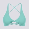 thumbnail image 4 of Sujetador de yoga para mujer con almohadillas en el pecho - Camiseta deportiva sin espalda para alto impacto - Nailon/spandex - S-XL, 4 of 4