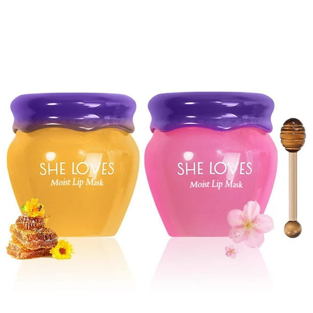 Mascarilla labial SHE LOVES Honey&Sakura Day/Night, 2 unidades