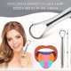 thumbnail image 3 of 4 Pack Tongue Scraper with Two Different Style, Professional Eliminate Bad Breath, Stainless Steel Tongue Scrapers ,100% Effectively Improve Oral And, 3 of 5