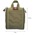 thumbnail image 3 of Bolsa Médica Edc Bolsa médica EDC, paquete de herramientas vacías, organizador para camping, senderismo, caza (verde), 3 of 6