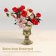thumbnail image 4 of Jarrón de flores de metal estilo vintage jarrón secado arreglo floral jarrón para el hogar, 4 of 6