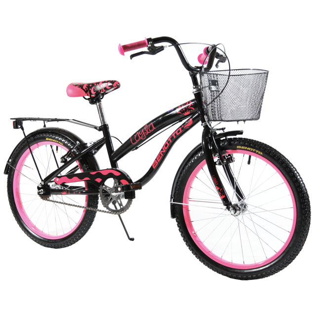 Bicicleta Acero Cross Layla R20 1V Negro Benotto Layla R20