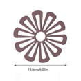 thumbnail image 4 of Household Flower-Shaped Dining Table Heat Insulation, Non-Slip Tea Mat, 4 of 9