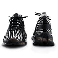 thumbnail image 3 of Zebra Black White Animal Print Walking Shoes for Men Woman Lightweight Tennis Fashion Elastic Sports Shoes Cushion Basketball Shoes, 3 of 7