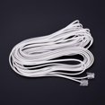 thumbnail image 3 of 1pcs 10m RJ11 Telephone Connector Extension Cable White, 3 of 5