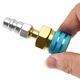 thumbnail image 1 of 3X R1234Yf A R134a Acoplador RáPido de Lado Bajo, R12 A R134a Conector de Adaptador de Manguera para Aire Acondicionado del AutomóVil Carga de Ac, 1 of 10
