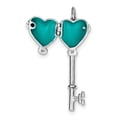 thumbnail image 2 of Sterling Silver Locket Key Pendant (42 X 15) Made In China qp1578, 2 of 4