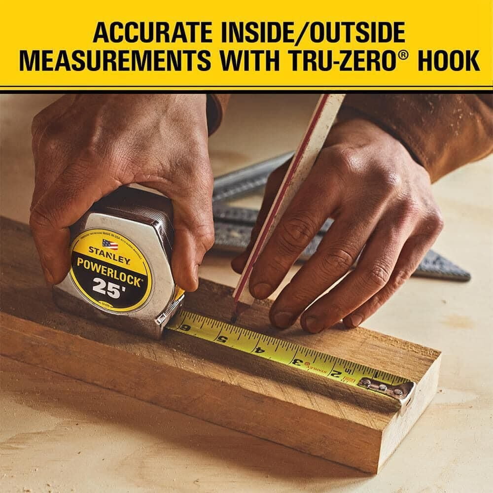STANLEY 35ft Chrome Tape Measure | 33-835