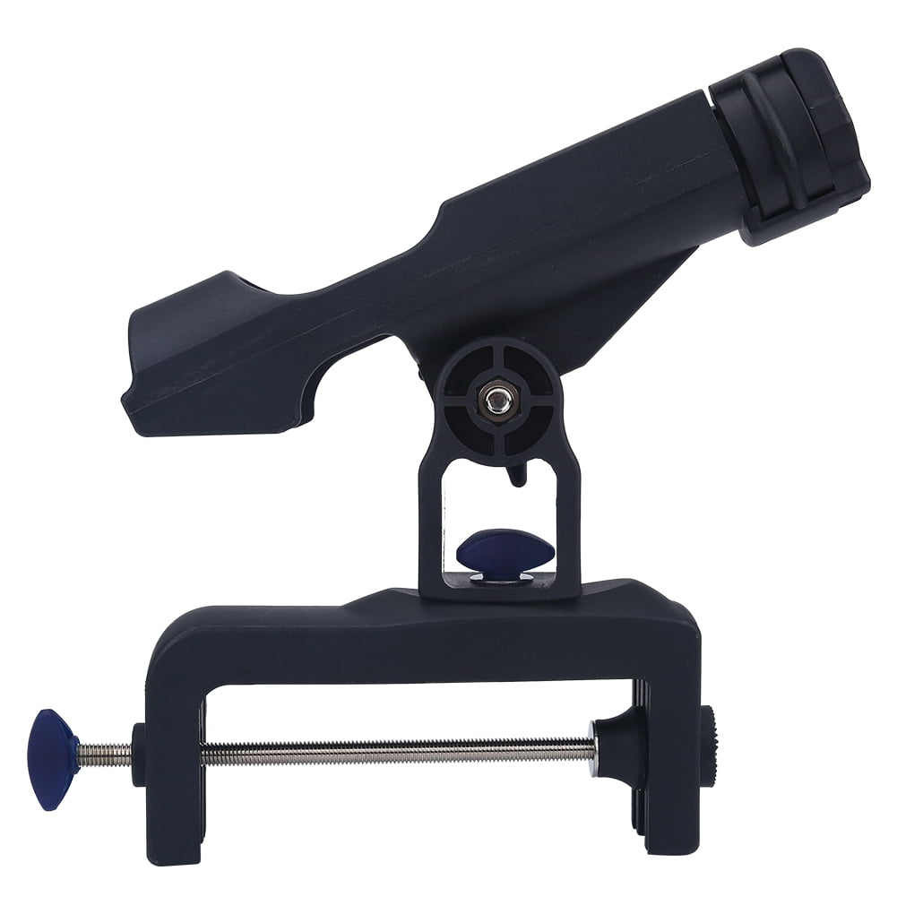 Heavy Duty Nylon Boat Fishing Rod Holder Adjustable 360 Degree Rotating Fishing Pole Stand Bracket Support for Marine Raft Kayak Yacht