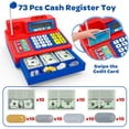 thumbnail image 2 of Calculadora de caja registradora BAODLON 73 unidades con micrófono para niños, 2 of 7
