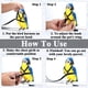 thumbnail image 3 of ZHAOCHENG Arnés ajustable para pájaros, correa para loros, cuerda de entrenamiento antimordedura, correas de tracción para vuelo al aire libre, banda (XL) negra, 3 of 4