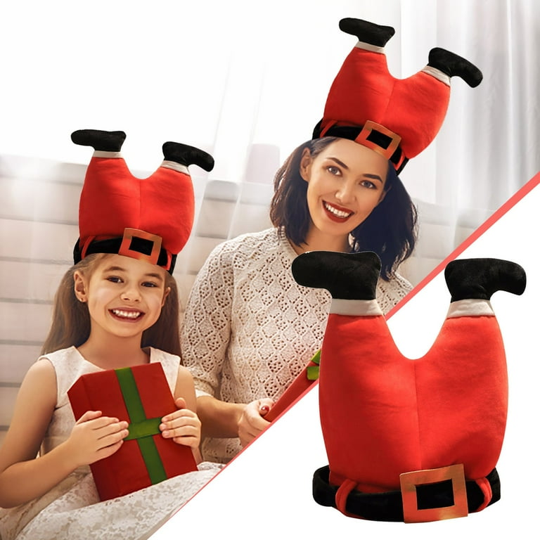 BuleStore Christmas Hat Sand Sculpture Funnys Santa Pants Hat