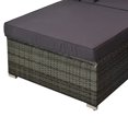 thumbnail image 5 of Resenkos 5-Piece Rattan Patio Sectional Set, Outdoor Sectional Furniture, PE Wicker Couch, Gray, 5 of 11