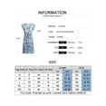 thumbnail image 2 of FASHIONWT Women Summer Ruffled Pleat V-Neck Print Bohemian Knee Length Dress, 2 of 3