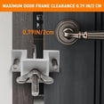 thumbnail image 5 of Portable Door Lock Dual Nut Adjustment, Thickened Body Hotel Door Locks for Travelers Security, Home Door Safety Locks, 5 of 7