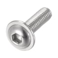 thumbnail image 3 of Unique Bargains M6 x 20mm 304 Stainless Steel Flanged Button Head Socket Cap Screws 20 Pack, 3 of 5