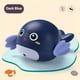 thumbnail image 3 of Baby bath water toy - Frogs Baby Bath Toys, Cute Floating Wind‑Up Bathtub Toys Clockwork Swimming Shower Game for Children(Blue), 3 of 5