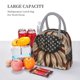 thumbnail image 5 of Balery USA Sunflower Flag Bolsa de Almuerzo para Mujeres, Caja de Almuerzo, Bolsa de Almuerzo Pequeña Impermeable, Tote de Almuerzo Reutilizable con Gran Capacidad, 5 of 6