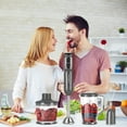 thumbnail image 5 of La Reveuse Immersion Hand Blender, 3 in 1, 300 Watts 2 Speeds Multi-purpose with Whisk,Mixing Beaker,Food Chopper Grinder attachments, 5 of 10