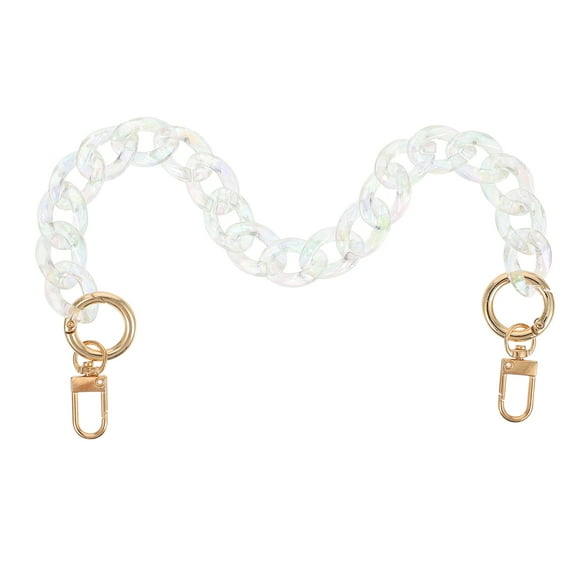 DECOMELODY 1Pc Acrylic Buckle Bracelet Strap Chain For Mobile Phone Case Purse Charm Strap Multipurpose Usage