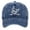 Navy, variant on Visor Cap for Outdoor Casual Wear Washed Baseball Hat with French Embroidery for Everyday Leisure and Street Style