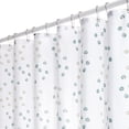 thumbnail image 4 of Deconovo Original Design Fabric Shower Curtain, White with Blue, 72W x 78L Inch, Waterproof Easy to Clean Bathroom Curtain, 4 of 8