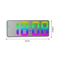 thumbnail image 3 of XGFHYJEH Alarm Clocks for Bedroom, Digital Alarm Clock, Alarm Clocks with Large Numbers, Bedside Tabletop Clock with Large LED Display, Battery Operated, 3 of 7