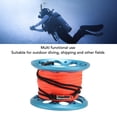 thumbnail image 4 of Aluminum Fishing Line Reel, Diving Spool, Diving Reel, Aluminum Marker Line Deployment with Stainless Steel Double Hook for Outdoor Boating Marine Operations, 4 of 7