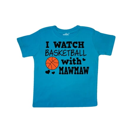 

Inktastic I Watch Basketball with Mawmaw Gift Toddler Boy Girl T-Shirt