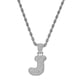 thumbnail image 4 of circón cristal de la de la de la 'L / K / JH / I' colgante collar 18K chapado en oro hombres mujeres joyería de moda Plata, 4 of 6