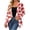Red, variant on Women Buffalo Plaid Open Front Blazer Asymmetric Draped Waterfall Hem Long Sleeve Side Pocket Loose Fit Casual Layering Outer Jacket