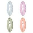 thumbnail image 1 of Piwvid 4PCS Multi Functional Crab and Nut Cracker Set, Seafood Sheller Tool for Walnuts Crab Lobster, Durable Plastic Clamps with Non Slip Handles, Random Colors, Kitchen Tool for Shelling, 1 of 2