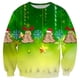 thumbnail image 5 of Suéter navideño falso divertido, suéter navideño feo unisex para hombres y mujeres para vacaciones, suéter de elfo de Papá Noel, ropa navideña para otoño e invierno, 5 of 5