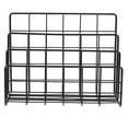 thumbnail image 6 of Hemoton Metal Desktop Mail Organizer 3 Slot File Holder For Desk Mail Organizer Desk Letter Holder Mail Letter Organizer Desktop File Envelope Organizer, 6 of 8