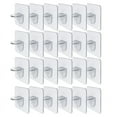 thumbnail image 1 of 24 Piezas de Soporte Estante Sin Perforaciones, Clips Autoadhesivos para Estantes Gabinete Cocina, Soportes Armario, Capa Tablilla, 1 of 5
