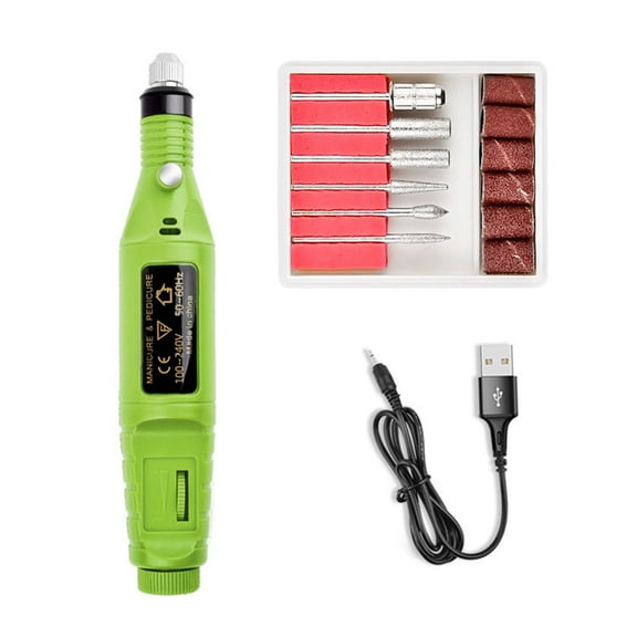 USB Portable Nail Drill Machine For Nails Peeling And Polishing, Nail Polisher Pen-input Nail Drill Kit ,Lightweight and Portable