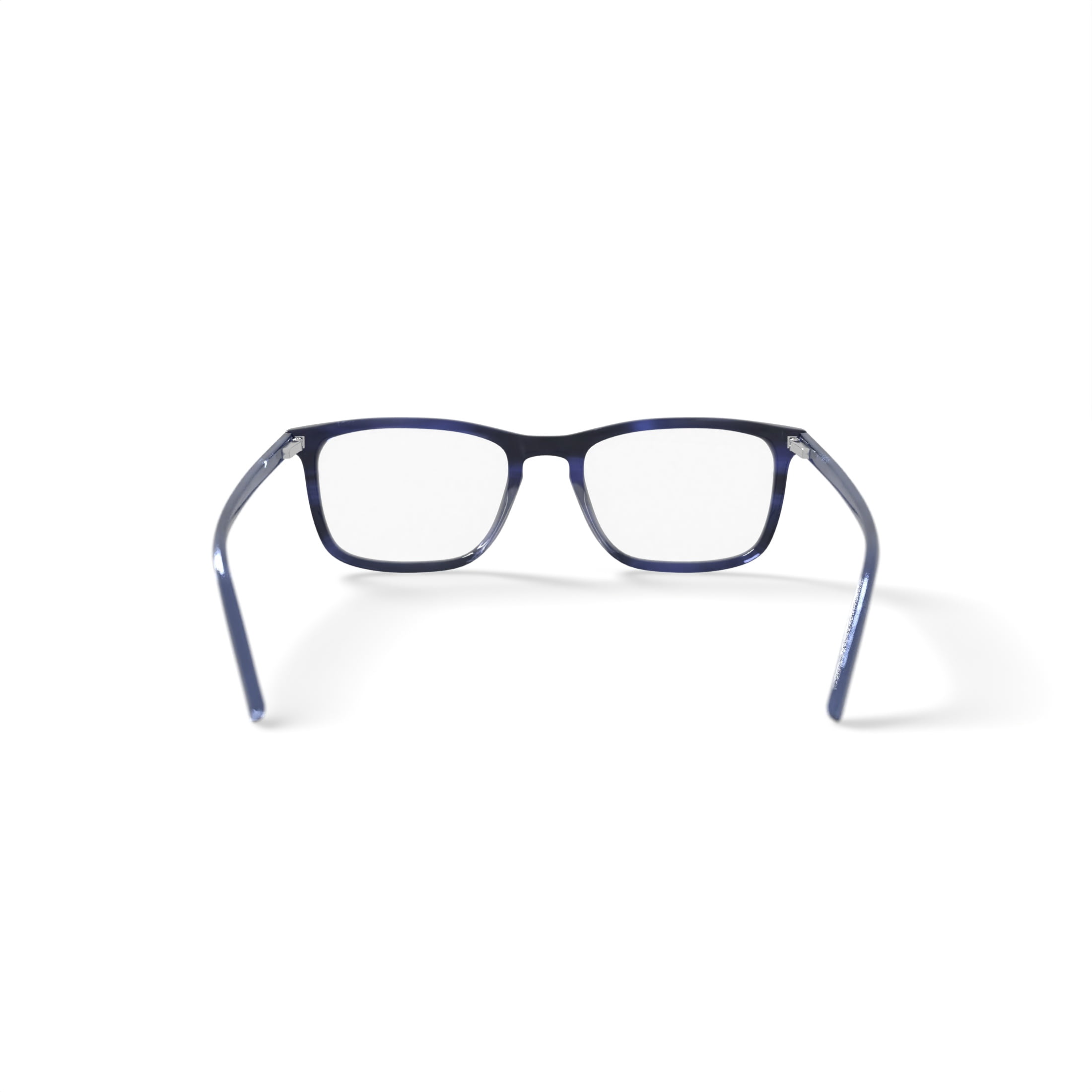 Walmart Men's MV013 Matt Square Prescription Eyeglasses with Case, Blue