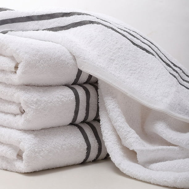 Nvzi 3 toallas de baño, toalla de playa, multiusos, para baño, fitness, deportes, para afrontar diversas situaciones sin esfuerzo. 12,99 x 12,99 pulgadas (blanco)