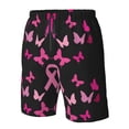 thumbnail image 4 of Fotbe Breast Cancer Trajes de Baño Estampados para Hombre, Shorts de Verano de Secado Rápido, Ropa de Playa, Bañadores-Small, 4 of 6