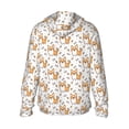 thumbnail image 2 of Picia Corgi with Hearts Women's Men's UPF 50+ Sun Protection Hoodie Shirt Long Sleeve SPF Fishing Outdoor UV Hiking Lightweight Shirts-Medium, 2 of 9