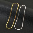 thumbnail image 2 of Gorgeous 18K Gold Plated Herringbone Choker Necklace - Perfect Gift for the Special Woman in Your Life!, 2 of 4
